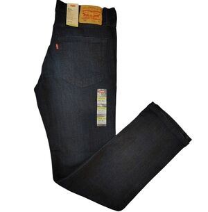🆕 Levi's Men's Dark Blue Straight Jeans - Size 30